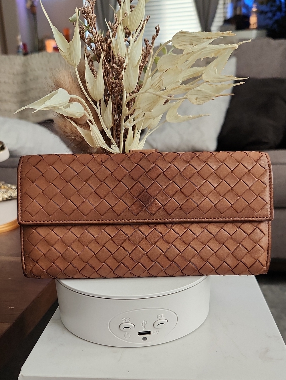 Bottega Veneta Intrecciato Leather Continental